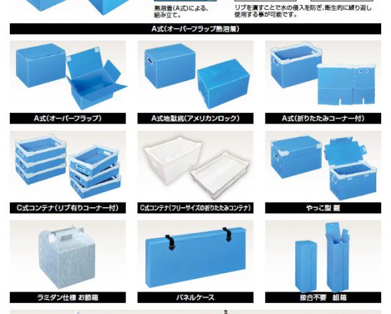 継続再利用！プラスチックダンボール